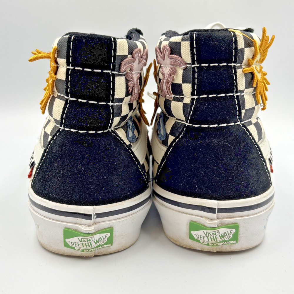 Vans High Top Sneaker Limited Edition Skateistan x Skate Sk8- High Size M 8.5 - Picture 3 of 7